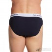 Quần lót nam Emporio Armani Pure Cotton Brief 3-pack Marine/Printed Eclipse/White